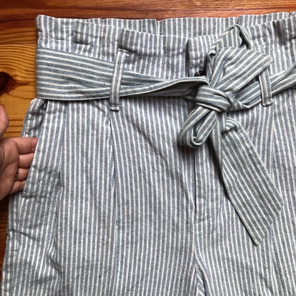 Madewell Denim Tie Waist Wide Leg Pants, NWT, 8 - Picture 4 of 13